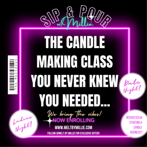 Sip & Pour Candle Making Class